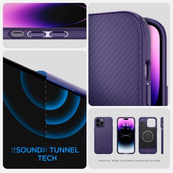 ETUI CASE SPIGEN MAG ARMOR OBUDOWA DO IPHONE 14 PRO MAX DEEP PURPLE