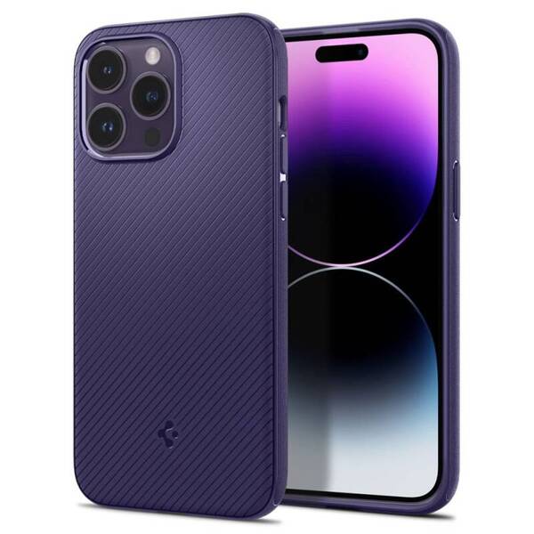 ETUI CASE SPIGEN MAG ARMOR OBUDOWA DO IPHONE 14 PRO MAX DEEP PURPLE