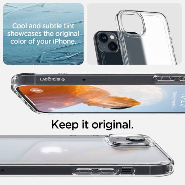 ETUI CASE SPIGEN ULTRA HYBRID OBUDOWA DO IPHONE 14 FROST CLEAR