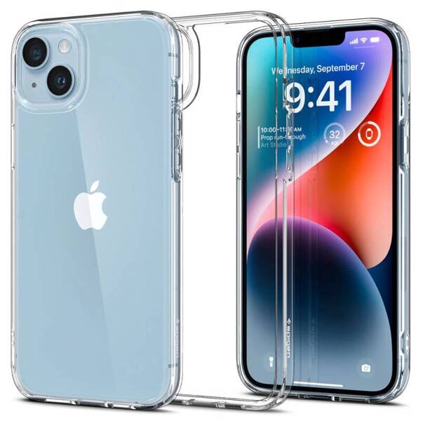 ETUI CASE SPIGEN ULTRA HYBRID OBUDOWA DO IPHONE 14 PLUS / 15 PLUS CLEAR