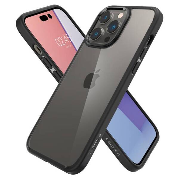 ETUI CASE SPIGEN ULTRA HYBRID OBUDOWA DO IPHONE 14 PRO MATTE BLACK