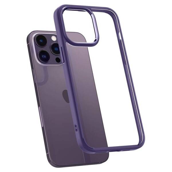 ETUI CASE SPIGEN ULTRA HYBRID OBUDOWA PLECKI DO IPHONE 14 PRO DEEP PURPLE