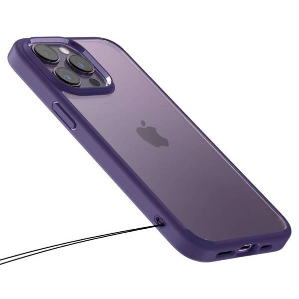 ETUI CASE SPIGEN ULTRA HYBRID OBUDOWA PLECKI DO IPHONE 14 PRO DEEP PURPLE