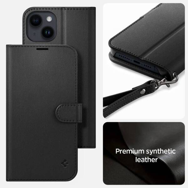 ETUI CASE SPIGEN WALLET S OBUDOWA FUTERAŁ DO IPHONE 14 BLACK