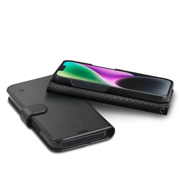 ETUI CASE SPIGEN WALLET S OBUDOWA FUTERAŁ DO IPHONE 14 BLACK