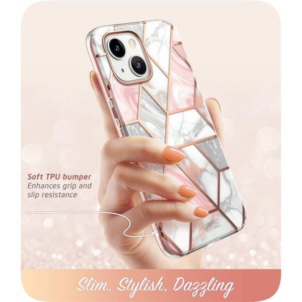 ETUI CASE SUPCASE COSMO OBUDOWA DO IPHONE 14 PLUS / 15 PLUS MARBLE