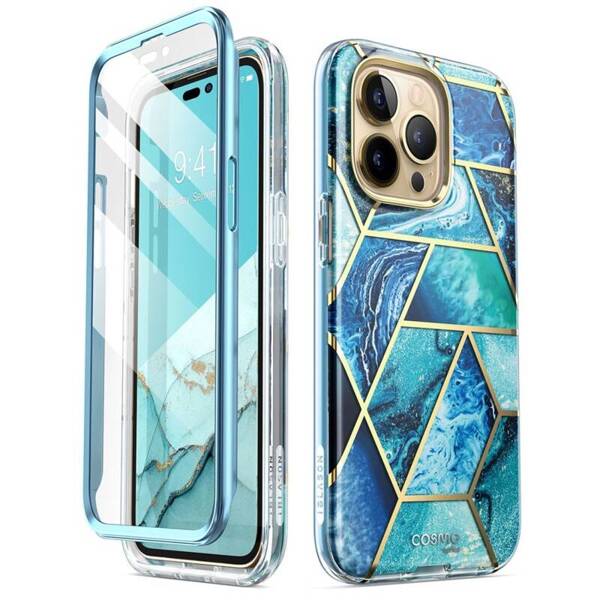 ETUI CASE SUPCASE COSMO OBUDOWA DO IPHONE 14 PRO MAX OCEAN BLUE