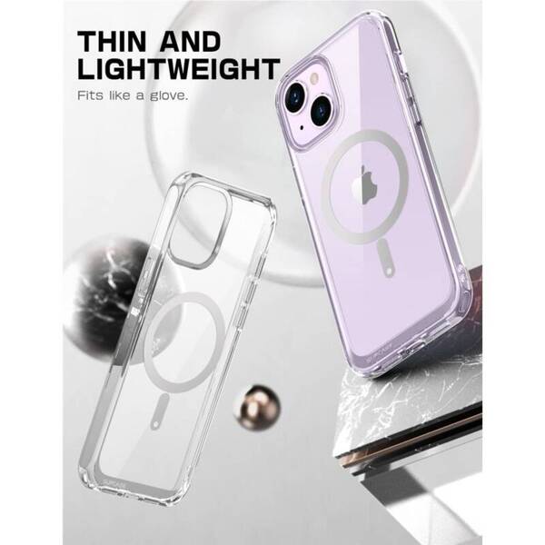 ETUI CASE SUPCASE MAGSAFE OBUDOWA DO IPHONE 14 PLUS / 15 PLUS CLEAR