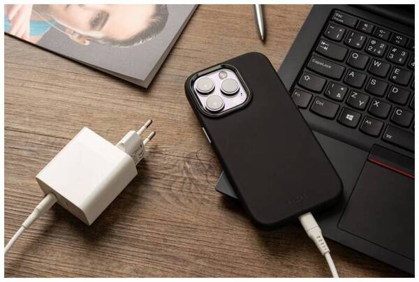 ETUI DLA APPLE IPHONE 15 FIXED MAGFLOW Z OBSŁUGĄ MAGSAFE