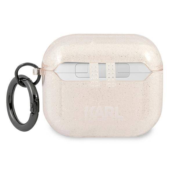 ETUI DO AIRPODS 3 KARL LAGERFELD COVER CHOUPETTE GOLD GLITTER