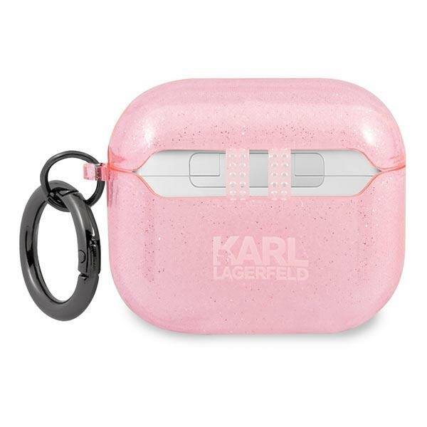 ETUI DO AIRPODS 3 KARL LAGERFELD COVER PINK GLITTER