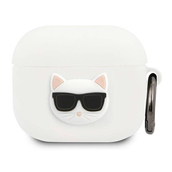 ETUI DO AIRPODS 3 KARL LAGERFELD COVER WHITE CHOUPETTE