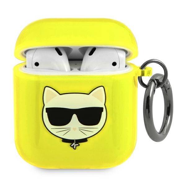 ETUI DO AIRPODS KARL LAGERFELD COVER CHOUPETTE YELLOW