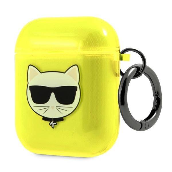 ETUI DO AIRPODS KARL LAGERFELD COVER CHOUPETTE YELLOW