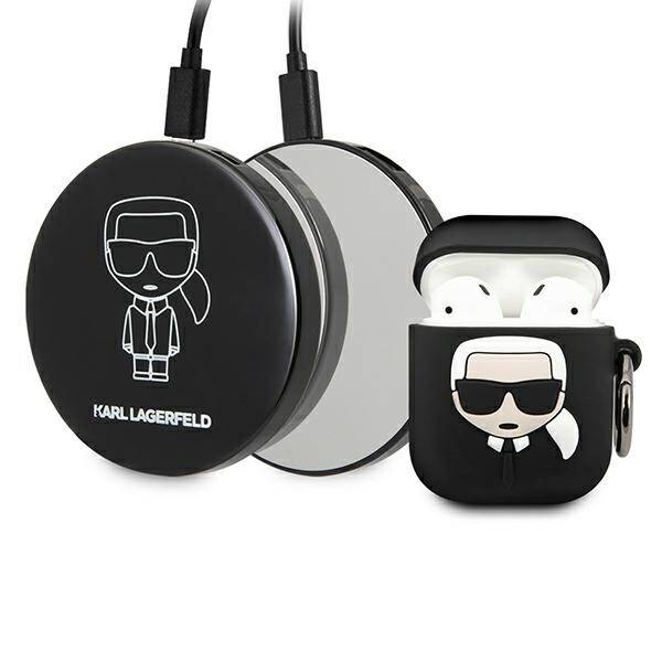 ETUI DO AIRPODS KARL LAGERFELD COVER + POWER BANK