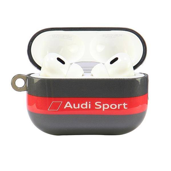 ETUI DO AIRPODS PRO 2 AUDI IML SPORT SZARE COVER