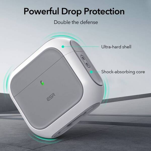 ETUI DO APPLE AIRPODS 4 ESR ORBIT HALOLOCK MAGSAFE BIAŁE