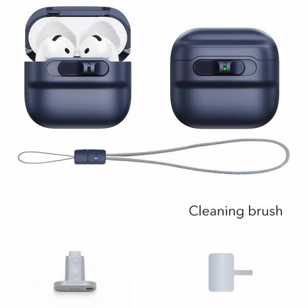 ETUI DO APPLE AIRPODS 4 ESR PULSE HALOLOCK MAGSAFE NIEBIESKIE