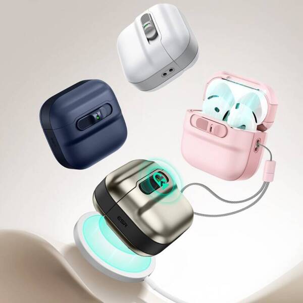 ETUI DO APPLE AIRPODS 4 ESR PULSE HALOLOCK MAGSAFE NIEBIESKIE