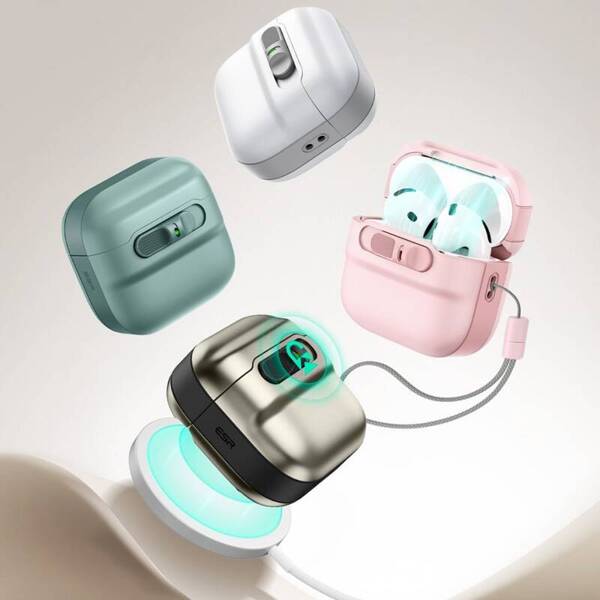 ETUI DO APPLE AIRPODS 4 ESR PULSE HALOLOCK MAGSAFE RÓŻOWE