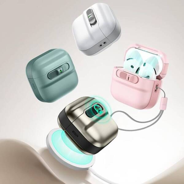 ETUI DO APPLE AIRPODS 4 ESR PULSE HALOLOCK MAGSAFE ZIELONE