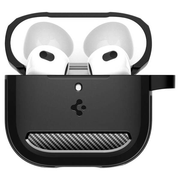 ETUI DO APPLE AIRPODS 4 SPIGEN RUGGED ARMOR CZARNY MAT