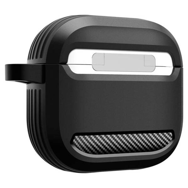 ETUI DO APPLE AIRPODS 4 SPIGEN RUGGED ARMOR CZARNY MAT