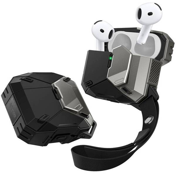 ETUI DO APPLE AIRPODS 4 SUPCASE MATRIX CZARNE