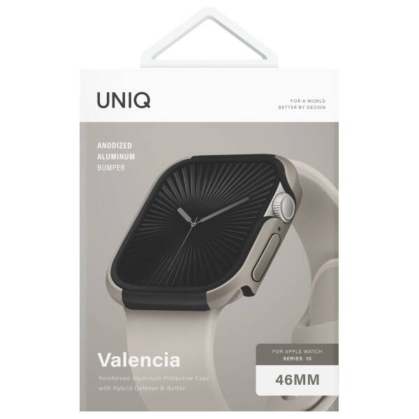 ETUI DO APPLE WATCH 46 MM UNIQ VALENCIA SREBRNE