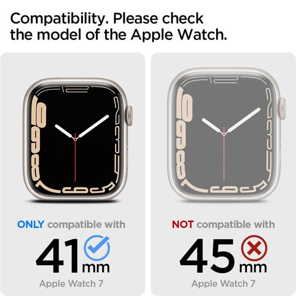 ETUI DO APPLE WATCH 9 / 8 / 7 41MM SPIGEN ULTRA HYBRID