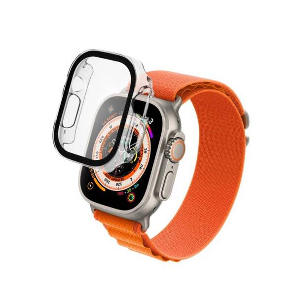 ETUI DO APPLE WATCH ULTRA 49MM/ULTRA 2 49MM ZE SZKŁEM HARTOWANYM FIXED PURE