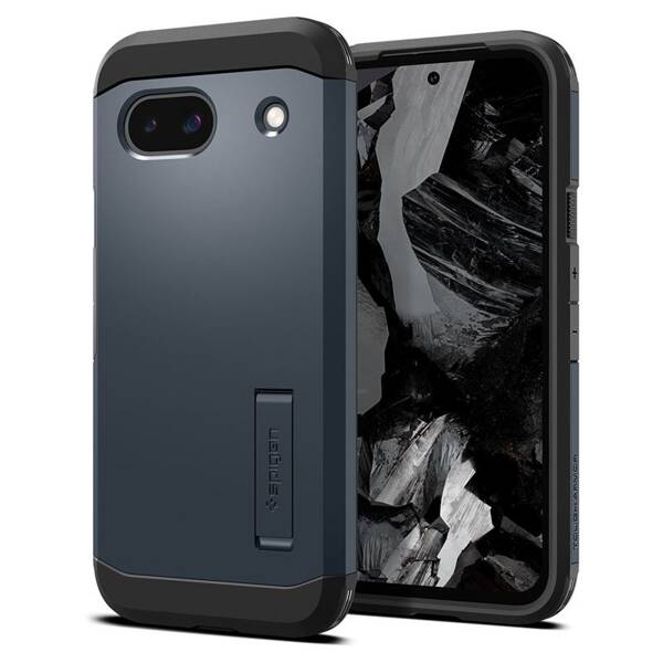 ETUI DO GOOGLE PIXEL 8A SPIGEN TOUGH ARMOR METAL SLATE