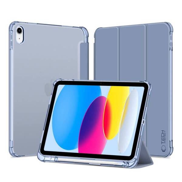 ETUI DO IPAD 10.9 10 / 2022 TECH-PROTECT SC PEN HYBRID CRYSTAL NIEBIESKIE