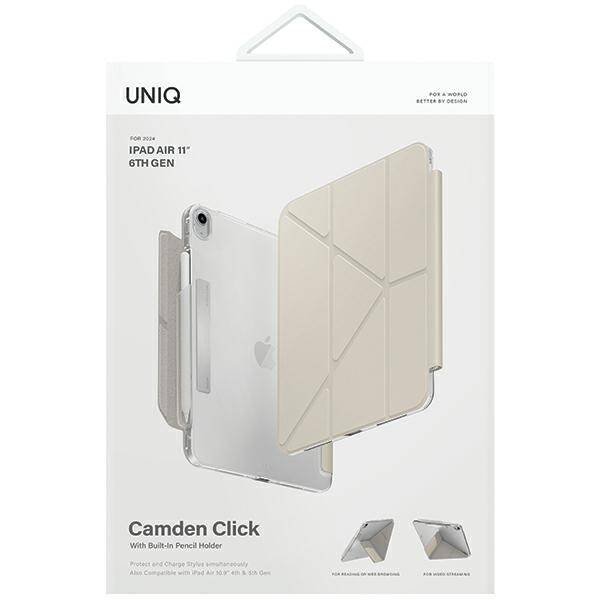 ETUI DO IPAD AIR 11" (2024) UNIQ CAMDEN CLICK BEŻOWE