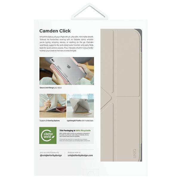 ETUI DO IPAD AIR 11" (2024) UNIQ CAMDEN CLICK BEŻOWE