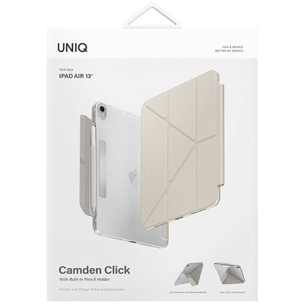 ETUI DO IPAD AIR 13" (2024) UNIQ CAMDEN CLICK BEŻOWE