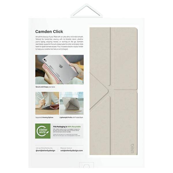 ETUI DO IPAD AIR 13" (2024) UNIQ CAMDEN CLICK BEŻOWE