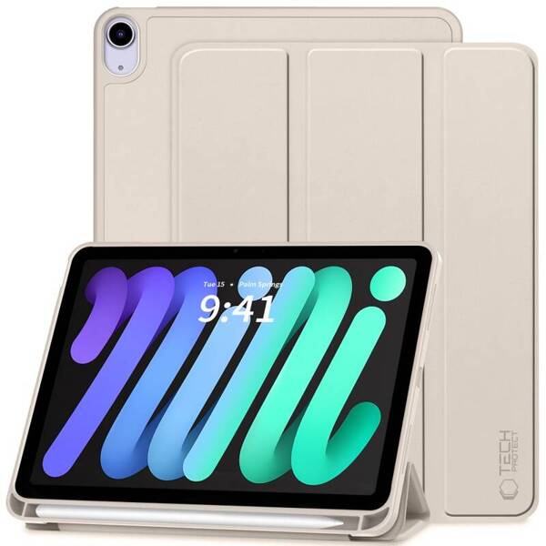 ETUI DO IPAD MINI 8.3 6 / 7 / 2021-2024 TECH-PROTECT SC PEN STARLIGHT