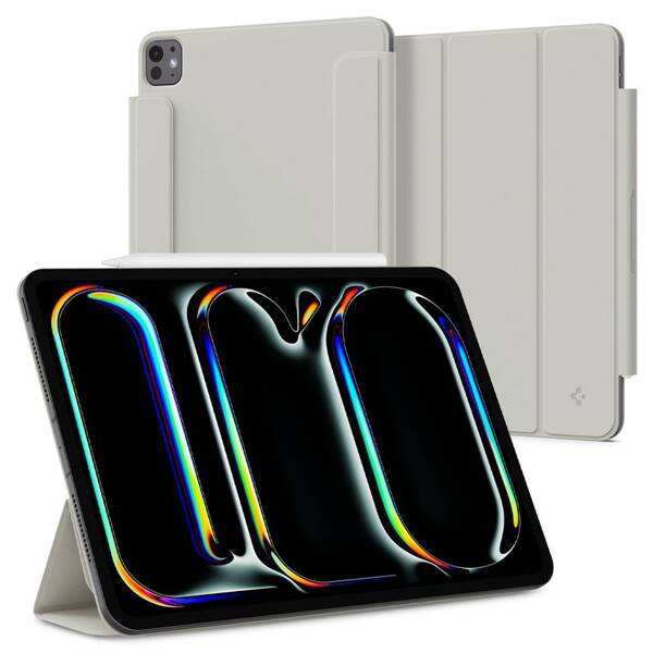 ETUI DO IPAD PRO 11" 2024 SPIGEN AIR SKIN FOLIO ONETAP SZARE