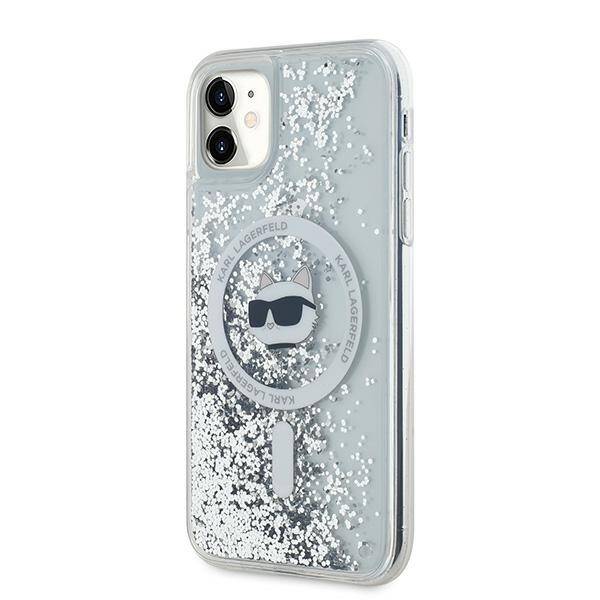 ETUI DO IPHONE 11 / XR 6.1" KARL LAGERFELD LIQUID GLITTER CHOUPETTE HEAD