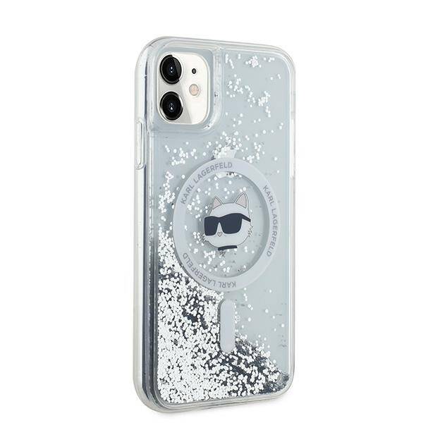 ETUI DO IPHONE 11 / XR 6.1" KARL LAGERFELD LIQUID GLITTER CHOUPETTE HEAD