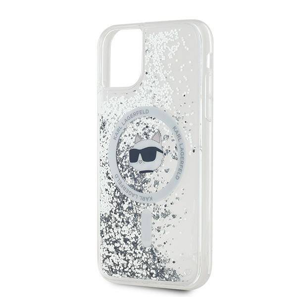 ETUI DO IPHONE 11 / XR 6.1" KARL LAGERFELD LIQUID GLITTER CHOUPETTE HEAD