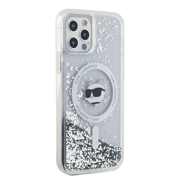 ETUI DO IPHONE 12 / 12 PRO KARL LAGERFELD LIQUID CHOUPETTE HEAD MAGSAFE