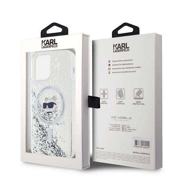 ETUI DO IPHONE 12 / 12 PRO KARL LAGERFELD LIQUID CHOUPETTE HEAD MAGSAFE