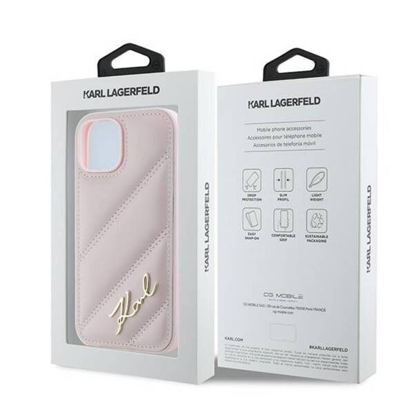 ETUI DO IPHONE 13 / 14 / 15 HARDCASE KARL LAGERFELD