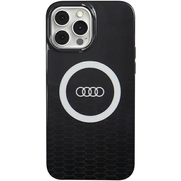 ETUI DO IPHONE 13 PRO AUDI IML BIG LOGO MAGSAFE CZARNE