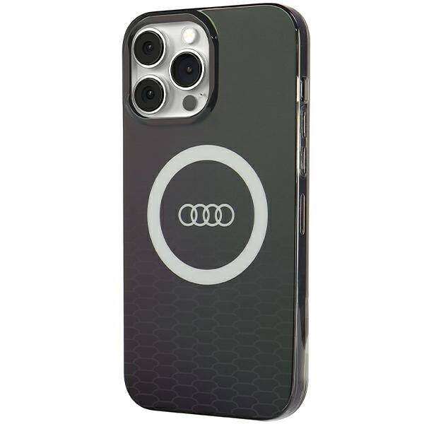 ETUI DO IPHONE 13 PRO AUDI IML BIG LOGO MAGSAFE CZARNE