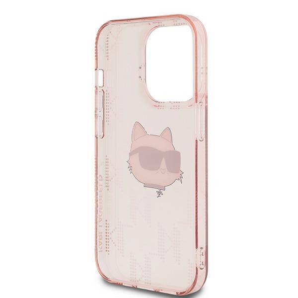 ETUI DO IPHONE 13 PRO KARL LAGERFELD IML CHOUPETTE HEAD & MONOGRAM CASE