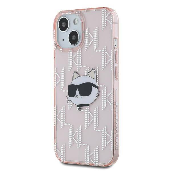 ETUI DO IPHONE 14 / 15 / 13 KARL LAGERFELD IML CHOUPETTE HEAD & MONOGRAM