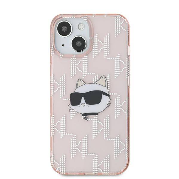 ETUI DO IPHONE 14 / 15 / 13 KARL LAGERFELD IML CHOUPETTE HEAD & MONOGRAM